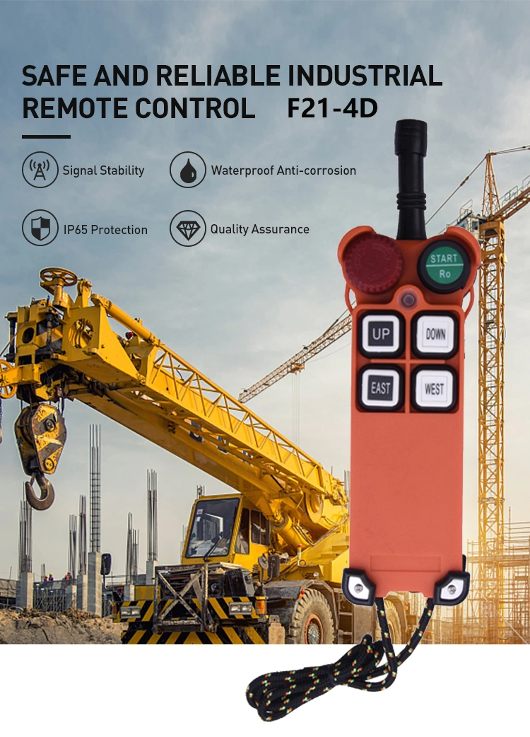 F21-4D Wireless Truck Loading Remote Controls for Tower Cranes