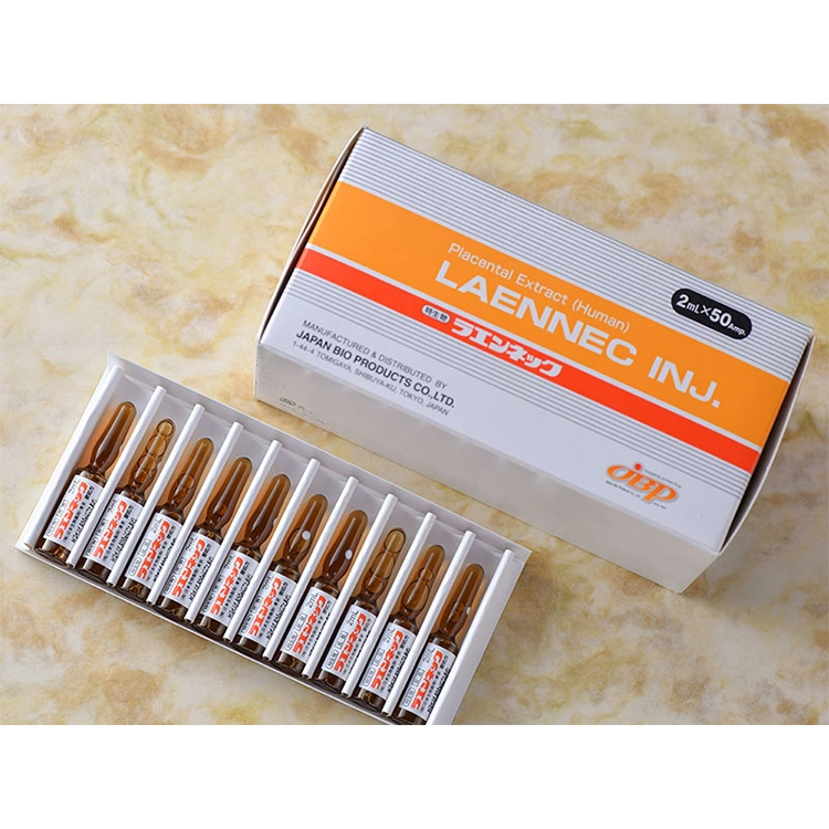 Jbp Original Brand Curacen Laennec Placenta Planetbio Laennec Melsmon Human Placenta (50 ampules) From Jbp Japan Whitening Products for Mesotherapy Skin Care